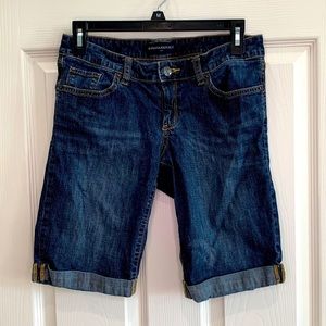 2/$35 Banana republic jean‎ shorts Bermuda length